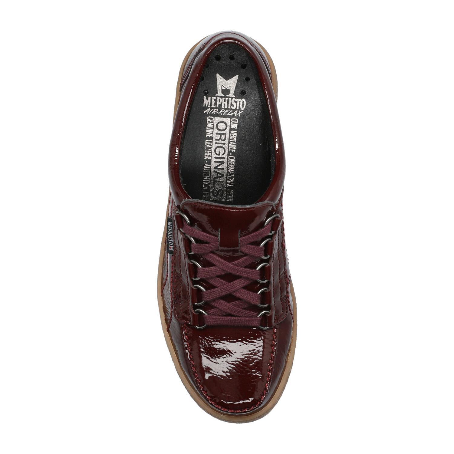 lacets femme modèle Lady bordeaux - Mephisto